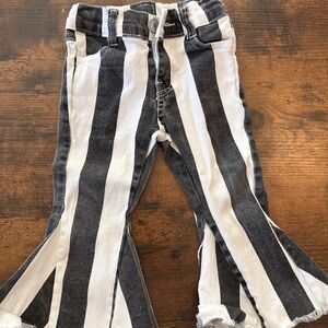 Baby bell bottom jeans